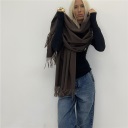 sciarpa in viscosa e lana rainbow